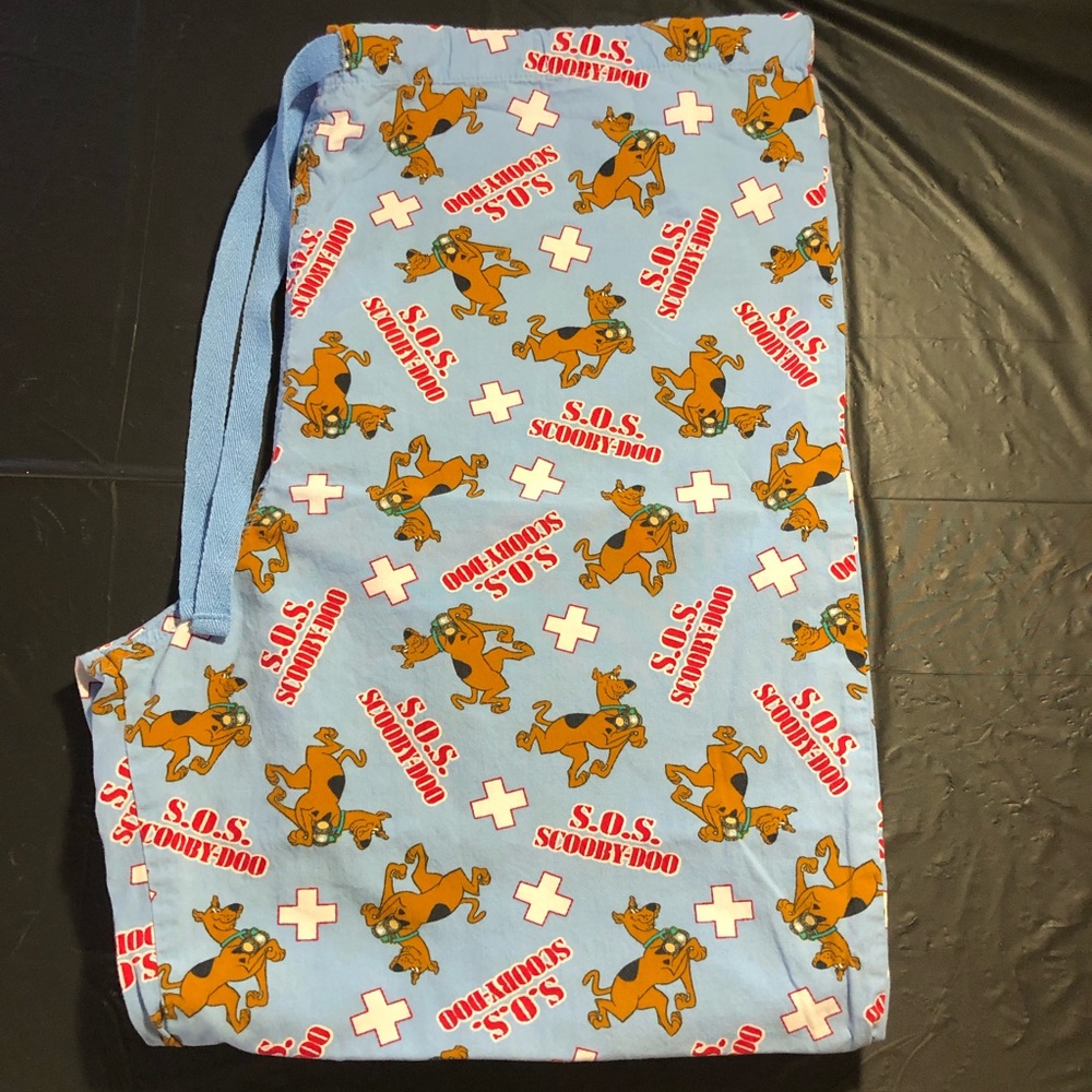 Unisex scooby doo scrub pants